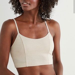 Aerie chill ribbed longline bralette